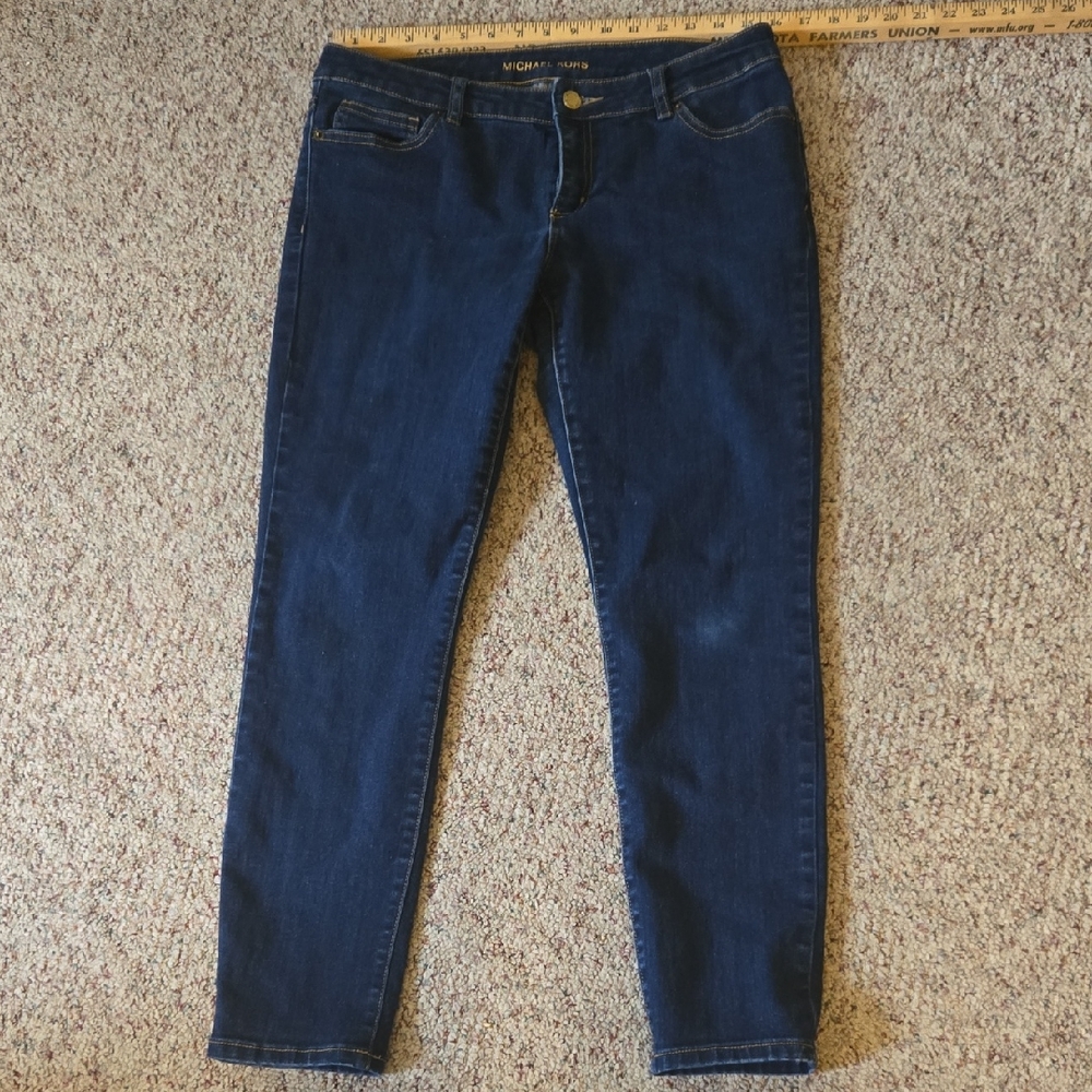 Michael KORS Women's Dark Blue Skinny Jeans